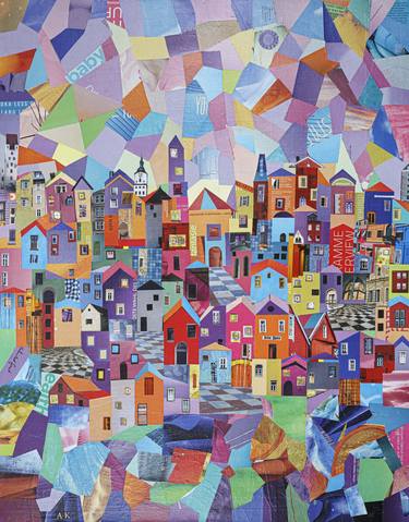 Print of Impressionism Cities Collage by Andrew Kats