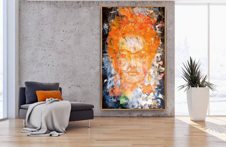 Original Contemporary Portrait Painting by Sylwia Wenska