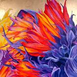 Flowers in gold I by Sylwia Wenska