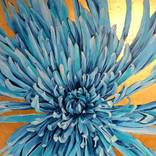 Flowers in gold II by Sylwia Wenska