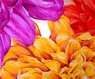 Original Contemporary Floral Painting by Sylwia Wenska