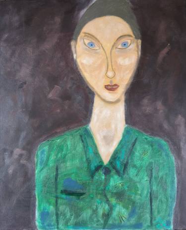 Original Expressionism Women Paintings by Jovan Kojić