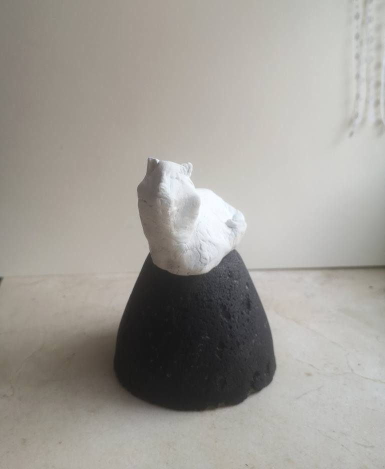 Original Expressionism Cats Sculpture by Jovan Kojić