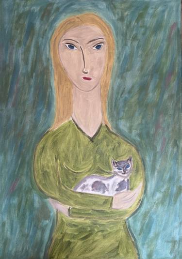 Original Impressionism Cats Paintings by Jovan Kojić