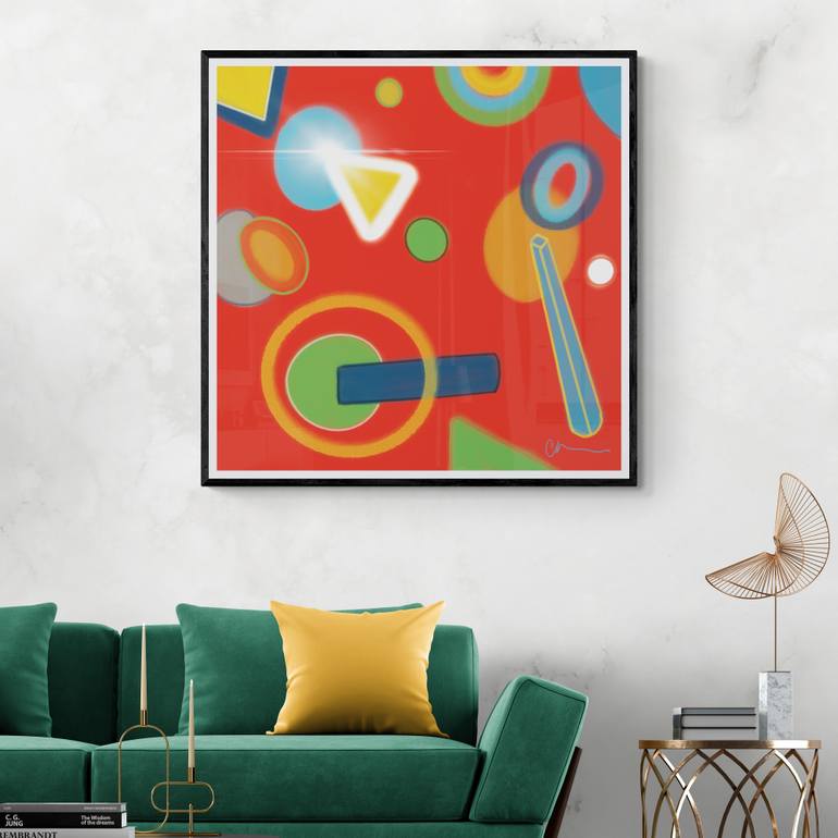 Original Contemporary Abstract Digital by Catherine Newman