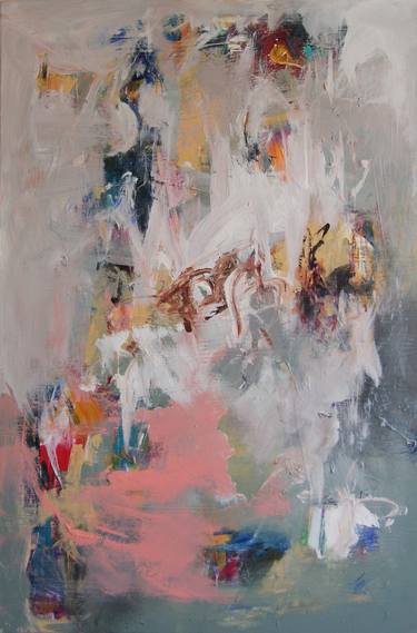 Original Abstract Expressionism Abstract Paintings by Dilcia Giron