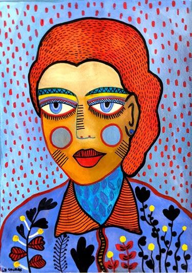 Original Modern Women Paintings by Elizabete Caires