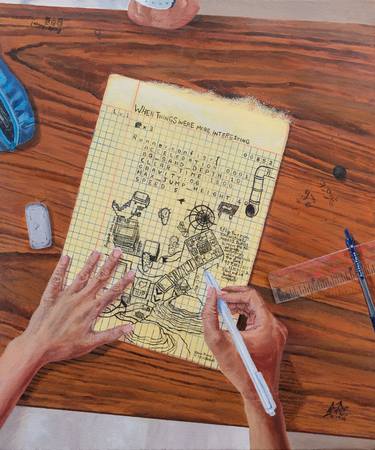 Original Contemporary Education Painting by Wai Yi Chung