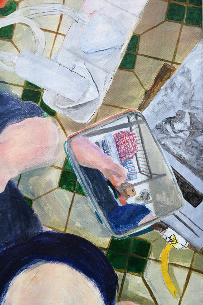 Original Contemporary People Painting by Wai Yi Chung