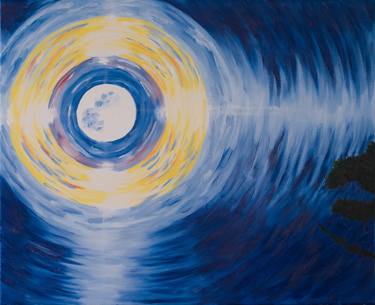 Original Outer Space Painting by Beth M House