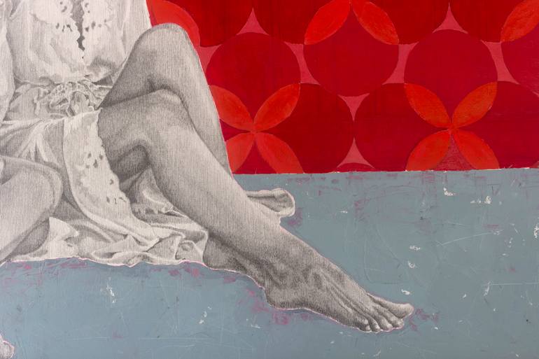 Original Figurative Women Painting by Selin Çeliktaş