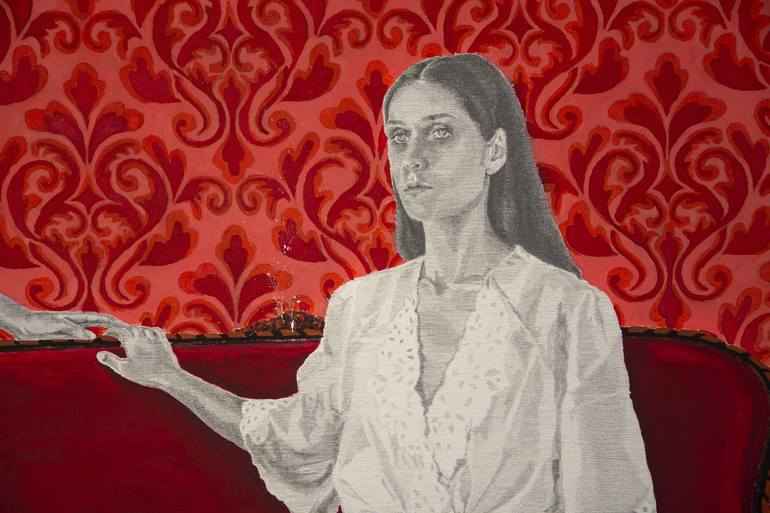 Original Women Painting by Selin Çeliktaş