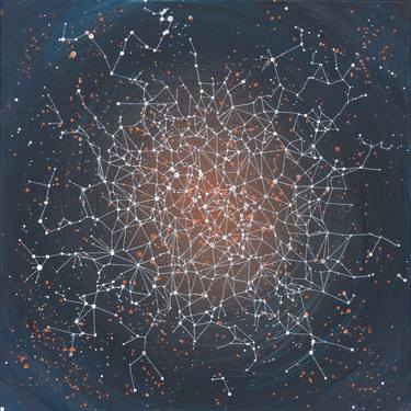 Print of Conceptual Geometric Paintings by Ziaa Art