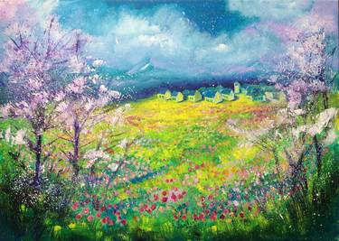 Original Impressionism Landscape Paintings by Ziaa Art