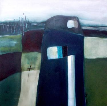 Original Abstract Landscape Paintings by Odile Goffin