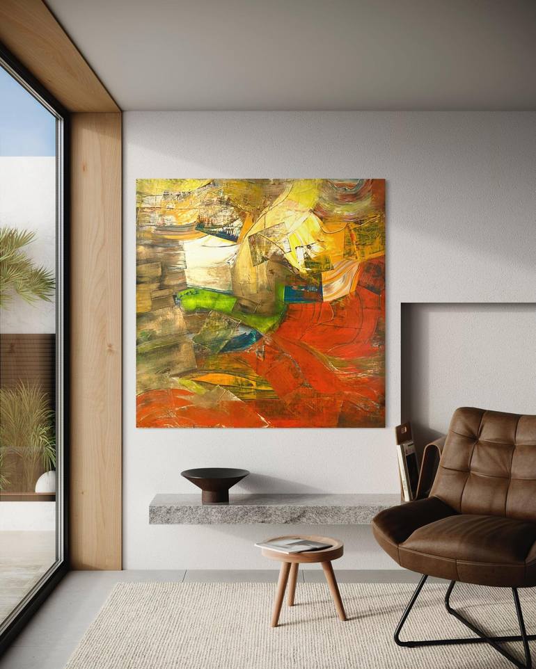 Original Contemporary Abstract Painting by OMB ART