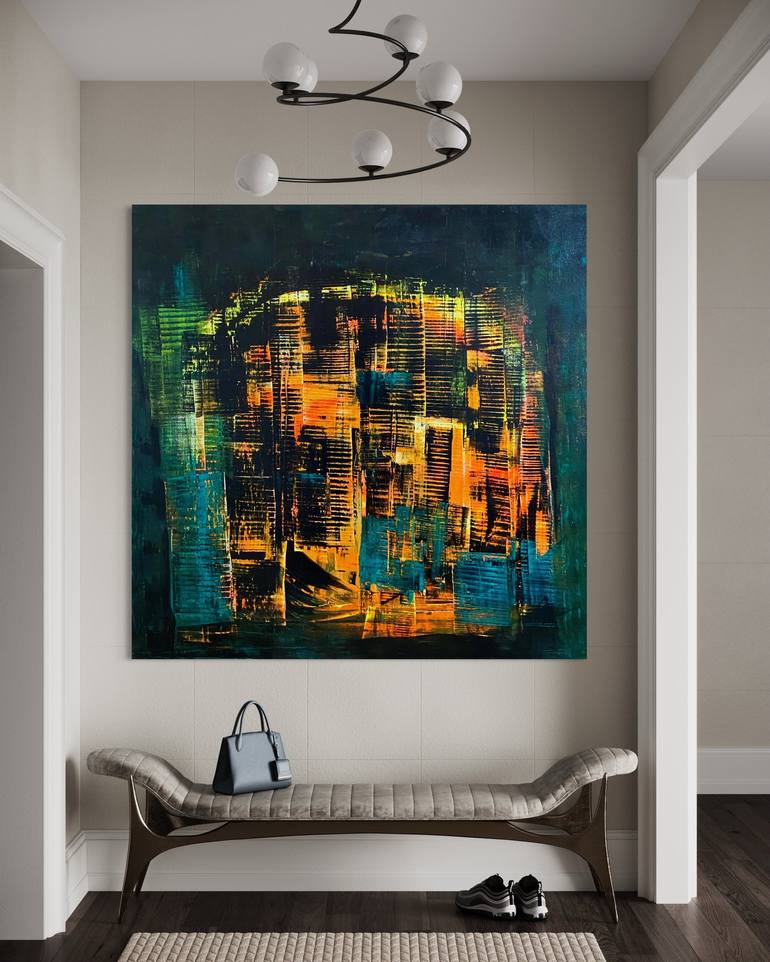 Original Contemporary Abstract Painting by OMB ART