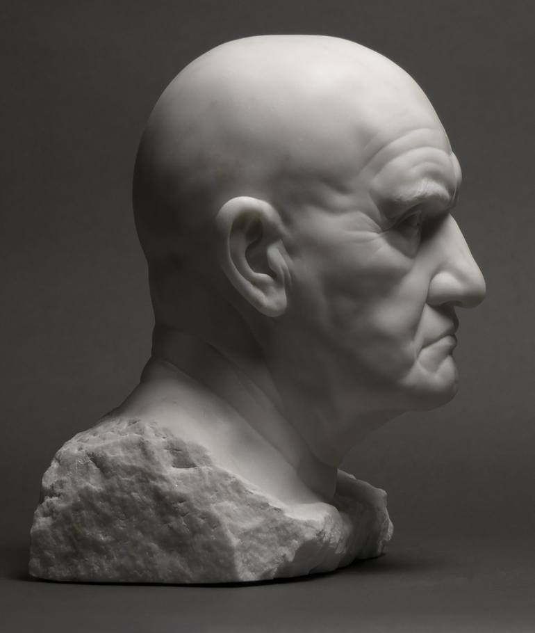 Original Portrait Sculpture by Marco Di Lucca