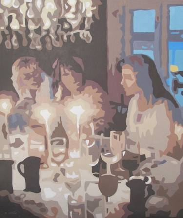 Saatchi Art Artist Mari Astrup; Paintings, “Girls' Night” #art