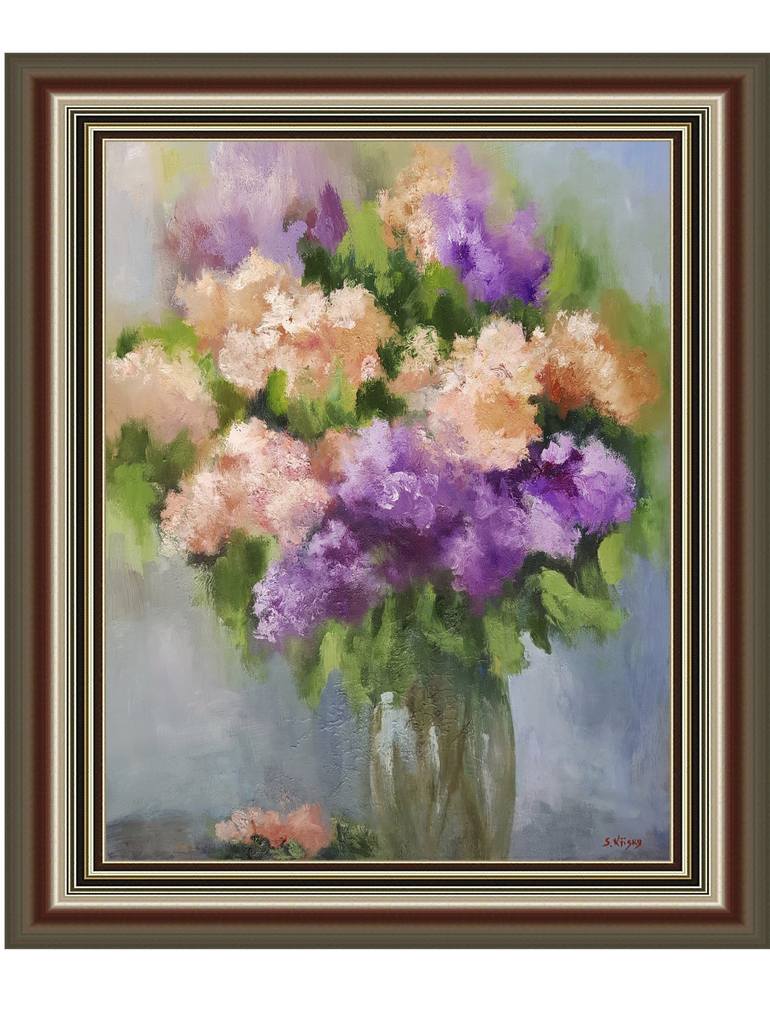 Original Floral Painting by Svetlana Grishkovec-Kiisky