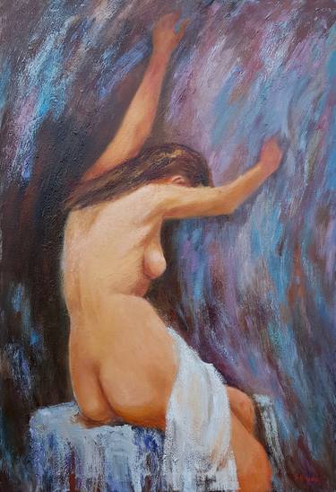 Original Expressionism Nude Paintings by Svetlana Grishkovec-Kiisky