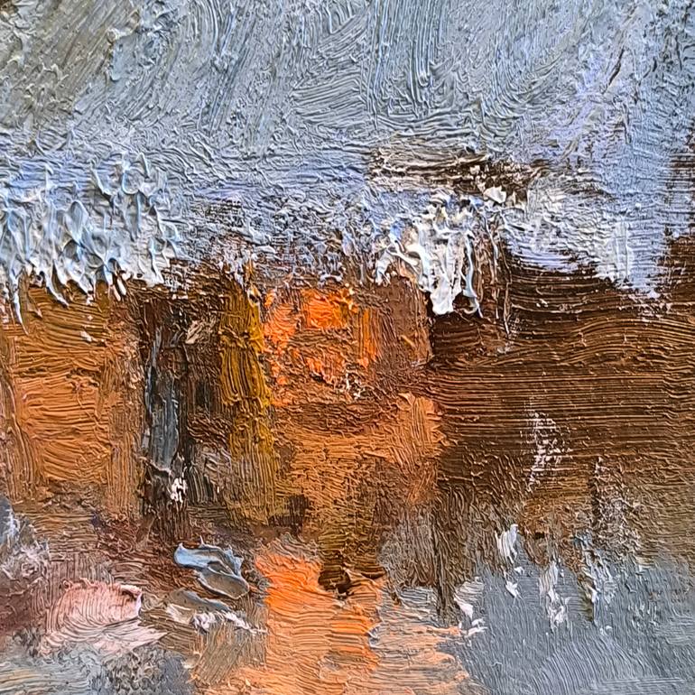 Original Expressionism Landscape Painting by Svetlana Grishkovec-Kiisky