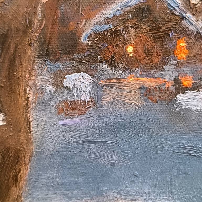 Original Expressionism Landscape Painting by Svetlana Grishkovec-Kiisky