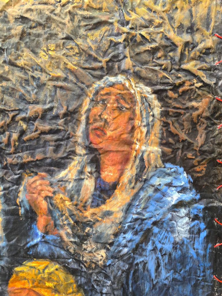 Original Figurative Religion Painting by Svetlana Grishkovec-Kiisky