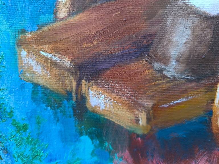 Original Figurative Children Painting by Svetlana Grishkovec-Kiisky