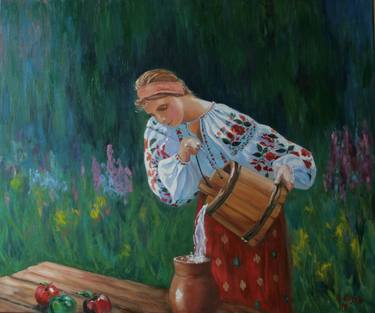 Original Expressionism People Paintings by Svetlana Grishkovec-Kiisky