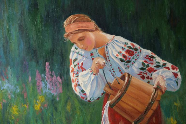 Original People Painting by Svetlana Grishkovec-Kiisky