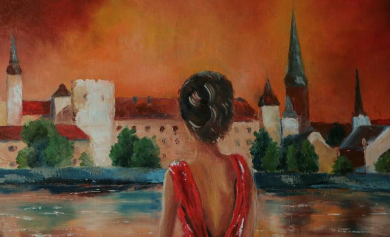 Original Figurative People Painting by Svetlana Grishkovec-Kiisky