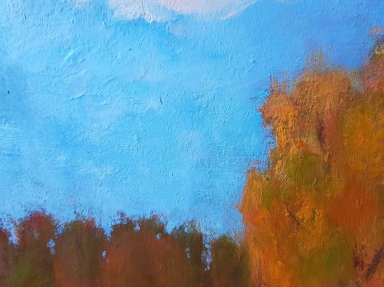 Original Expressionism Landscape Painting by Svetlana Grishkovec-Kiisky