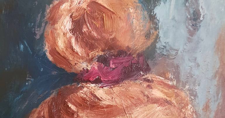 Original Figurative Nude Painting by Svetlana Grishkovec-Kiisky