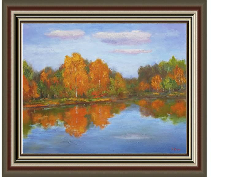 Original Expressionism Landscape Painting by Svetlana Grishkovec-Kiisky