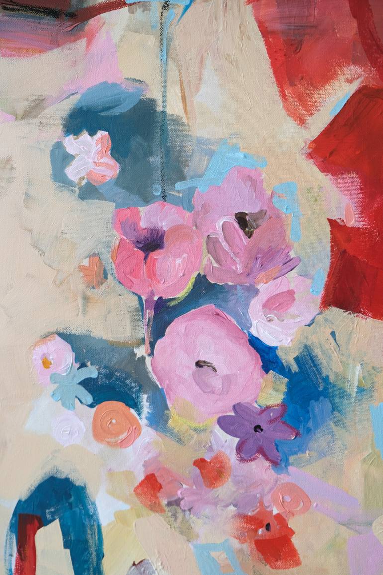 Original Abstract Expressionism Abstract Painting by Polina Goldstein