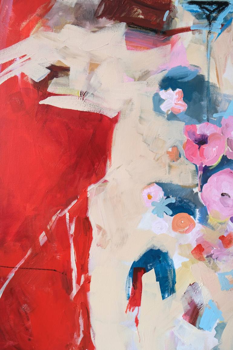 Original Abstract Expressionism Abstract Painting by Polina Goldstein