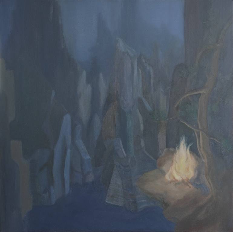 Original Figurative Landscape Paintings by Xuemei Huang
