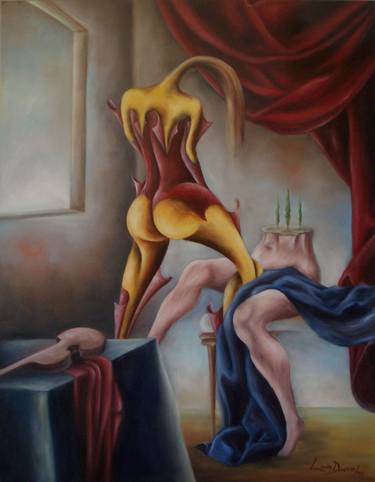 Original Surrealism Classical mythology Paintings by Luis Duro