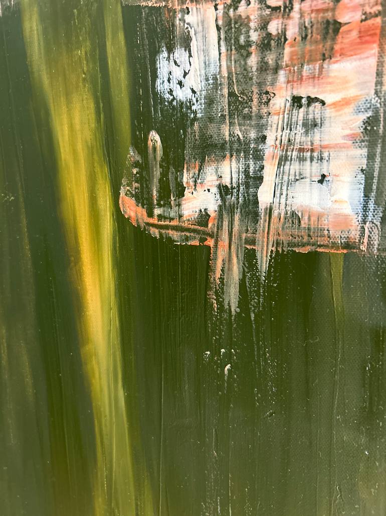 Original Abstract Expressionism Abstract Painting by Martin Burri