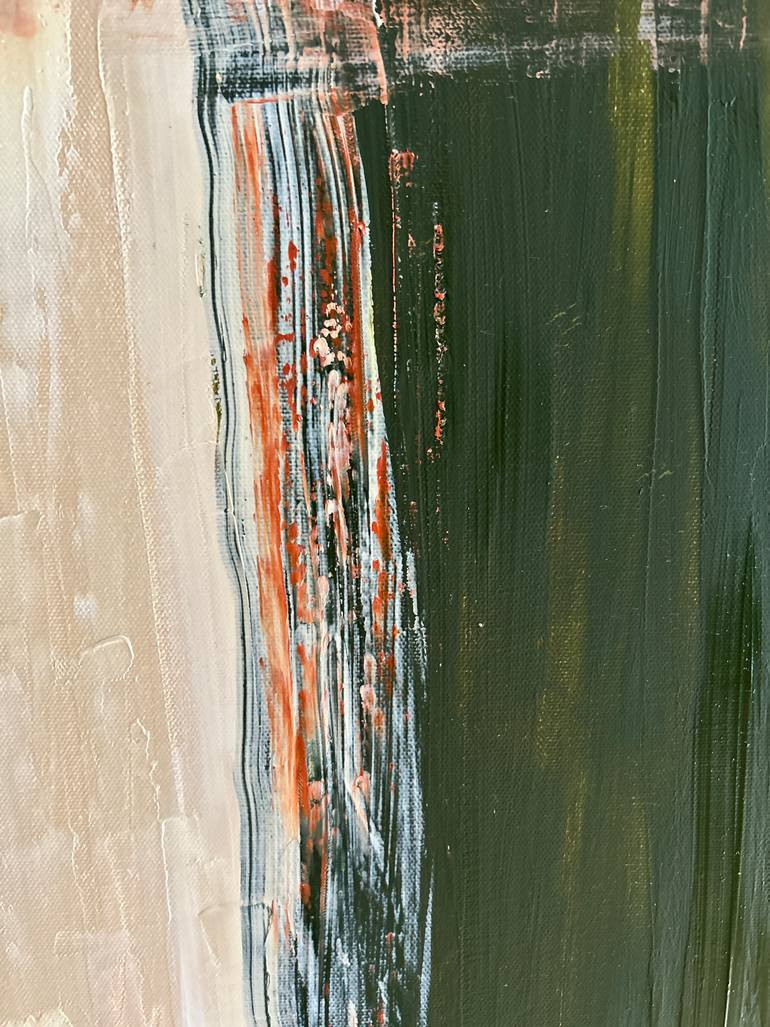 Original Abstract Expressionism Abstract Painting by Martin Burri