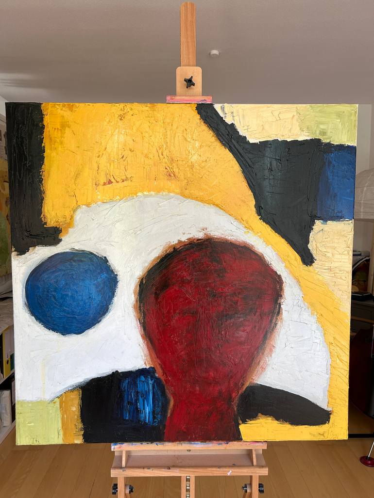 Original Expressionism Abstract Painting by Martin Burri