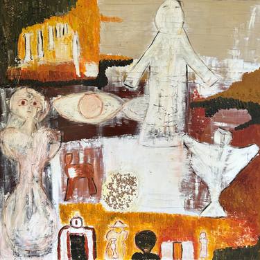 Original Expressionism Abstract Paintings by Martin Burri