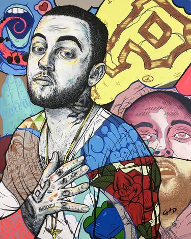 Original Pop Art Celebrity Paintings by Chad Cantcolor