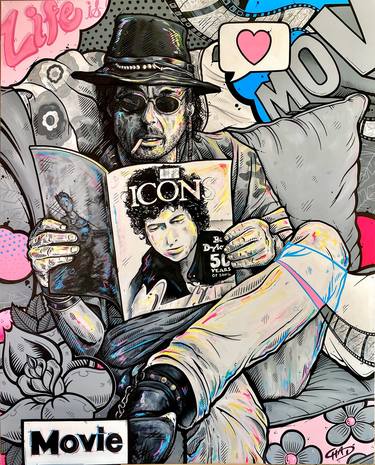 Original Pop Art People Paintings by Chad Cantcolor