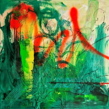 Original Abstract Expressionism Abstract Paintings by Olga Ragozina