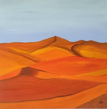 Dunes -Oil painting of canvas - 60x60- 2023 thumb