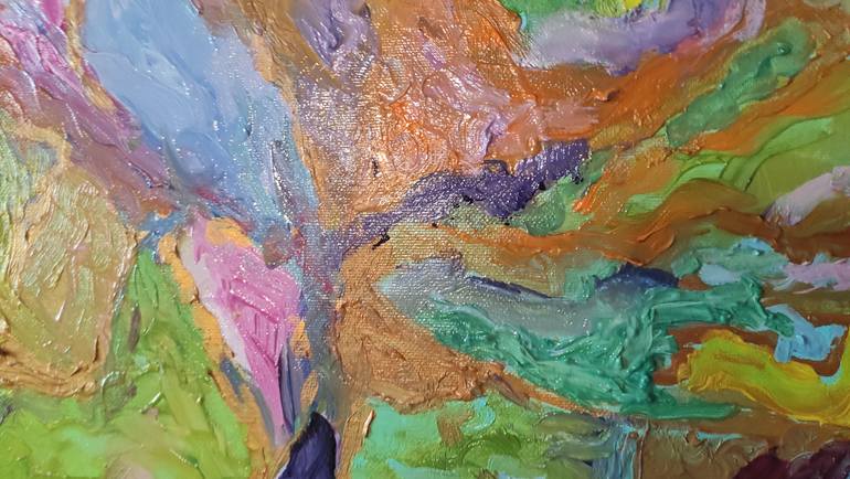 Original Abstract Painting by Miriam Brussato