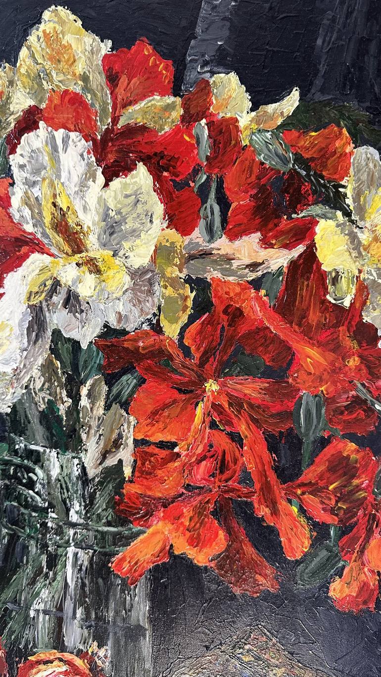 Original Floral Painting by Olga Panarina