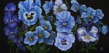 Print of Realism Floral Paintings by Olga Panarina